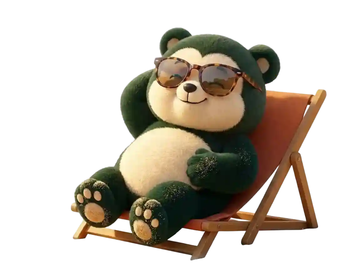 Mascotte Compta Spot détendue, symbole d'une liasse fiscale prise en charge sereinement