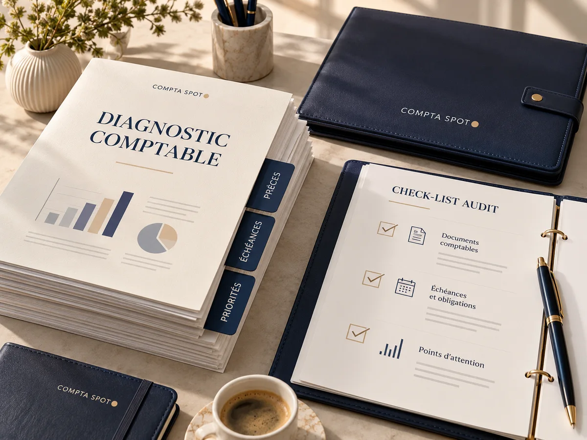 Illustration du livrable : Diagnostic de comptabilité en retard